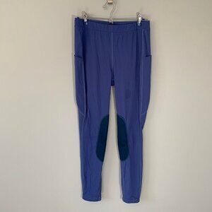 Baleaf riding cycling yoga pilates pull on elastic waist leggings with‎ pockets